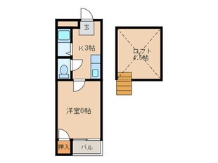 オ－クヒルズの物件間取画像